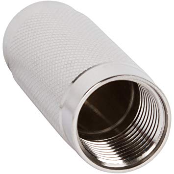 Whipped Cream Dispenser Cartridge Holder Replacement - Threaded Cap - Stainless Steel