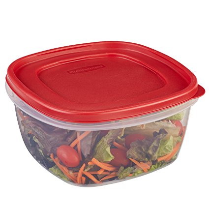 Rubbermaid 7J72 Easy Find Lid Square 14-Cup Food Storage Container