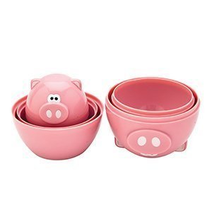 Piggy Wiggy / Oink Oink 6 pc Measuring Cups Set