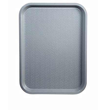 Winco Fast Food Tray, 14 by 18-Inch, Gray, Set of 3