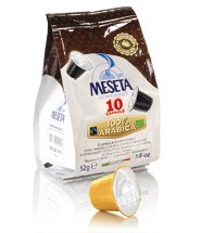 Nespresso Compatible Meseta Coffee Capsules  60 Capsules of Gourmet Organic 100 Arabica Coffee Espresso Compatible with Nespresso Machine