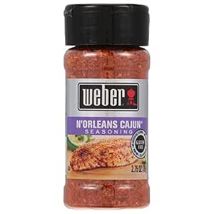 Weber N'Orleans Cajun Seasoning, 2.75 Ounce Shaker