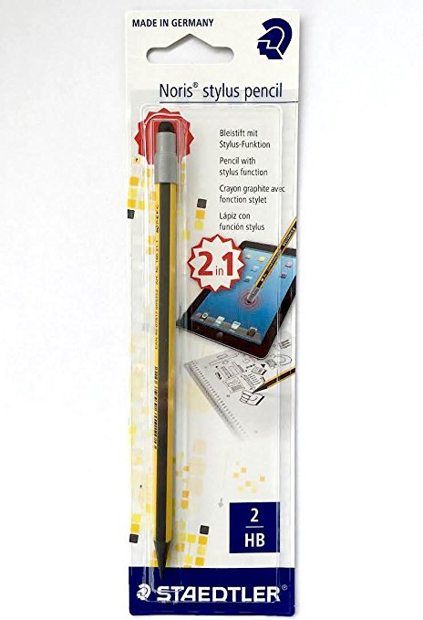 STAEDTLER WOPEX NORIS STYLUS PENCIL - 2 IN 1 PENCIL WITH STYLUS FUNCTION