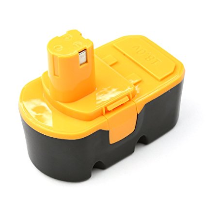 Forceatt ABP1801 18V 3.0Ah Replacement Cordless Power Tool Battery for Ryobi Tools ONE  ABP1801 ABP1803 BCP1817/2SM (Black-Yellow)