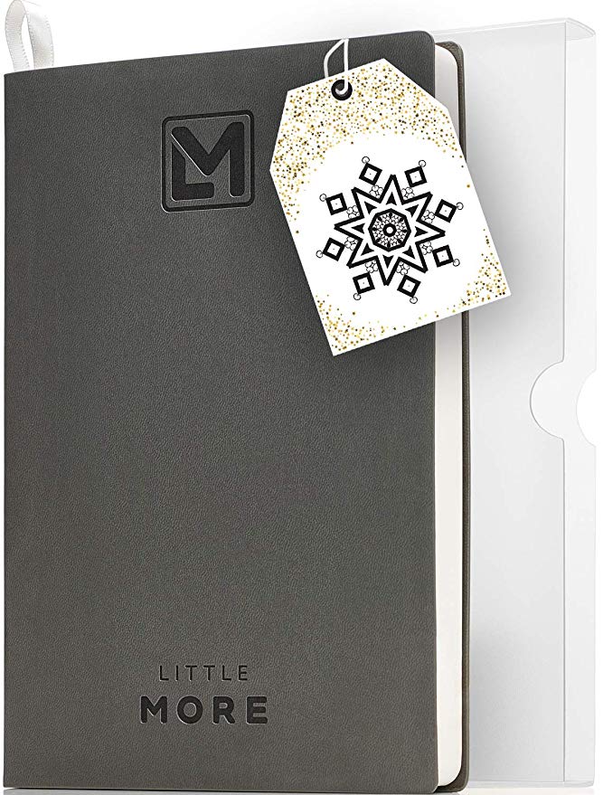Undated Organizer Planner for Minimalists| Daily Agenda to Achieve Goals and Management of Your Schedule| Productivity Goal Planner for Work & Life Balance| A5 (5.5”x8.5") Diary Notebook 2019/2020