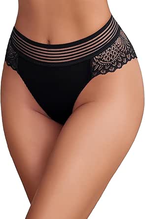 Avidlove Sexy Panties for Women Lace Underwear Cheeky Hipster Panties Stretch Briefs Multipack