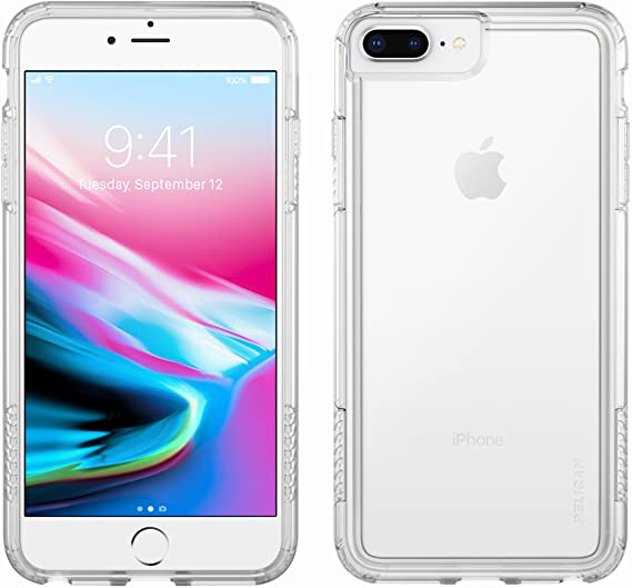 iPhone 8 Plus Case | Pelican Adventurer Case - fits iPhone 6/6s/7/8 Plus (Clear)