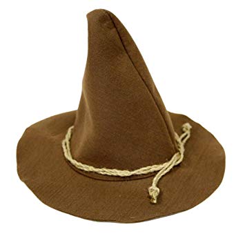 Adult Scarecrow Hat Deluxe Felt Oktoberfest Wizard oz Hillbilly Hat Costume