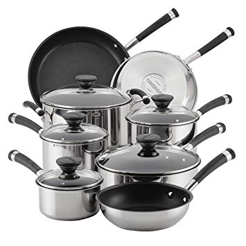 Circulon 70514 13-Piece Stainless Steel Cookware Set