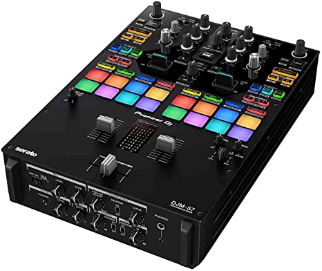 Pioneer DJ DJM-S7 - 2-channel DJ Mixer with Dual USB Audio Interfaces, 16 Performance Pads and Effects Controls for Serato DJ, Magvel Fader Pro, and Bluetooth Connectivity