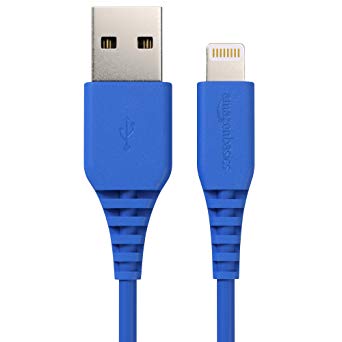 AmazonBasics Lightning to USB A Cable for iPhone and iPad - MFi Certified - 6 Feet (1.8 Meters) - Blue