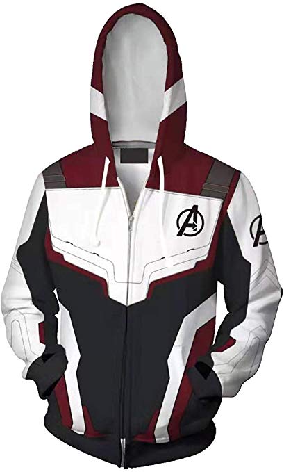 FLYCHEN Men's Hoodie 3D Print Avengers Endgame MCU Series Film Infinity war Quantum Realm Hoodie Long Sleeve