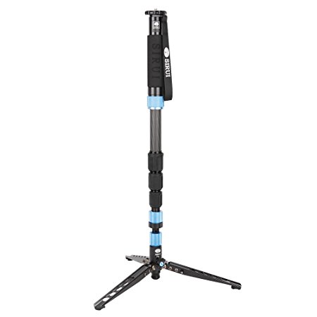 Sirui P-424S Carbon Fiber Photo/Video Monopod, Extends to 74.8", Supports 26.5 lbs