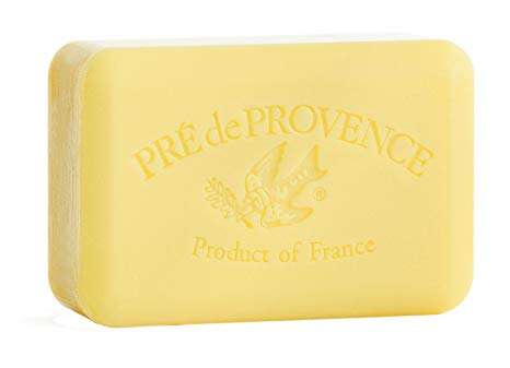 Pre de Provence Shea Butter Enriched Handmade French Soap Bar, Freesia, 0.6 Pound