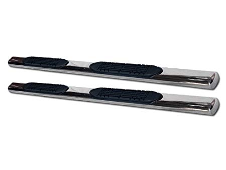 4" OVAL SS CHROME SIDE STEP NERF BAR running board 01-03 F150 CREW/SUPERCREW CAB