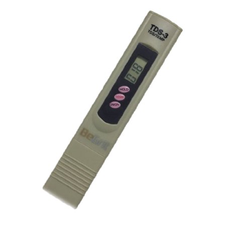 BeGrit TDS Tester Meter with Digital Thermometer 0-9990 ppm Measurement Range  1 ppm Resolution - 2 Readout Accuracy