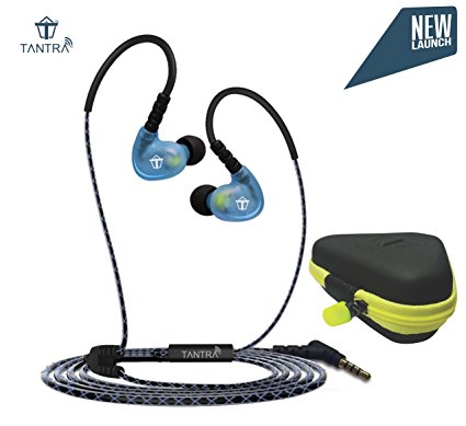 Tantra Trumpet T-900 Premium Wired Sports, Running, Gym, In Ear Earphones, Headsets, Hands-free, Headphones with Mic and Remote Control.