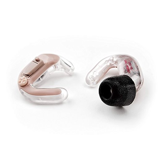 LifeEar ACTIVE Hearing Amplifier - PAIR - Both Ears - All Digital - Unique In The Ear Design - Volume Control - Background Noise Reduction - 4 Programs - Almost Invisible