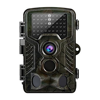 Elepawl Hunting Trail Game Camera, 12MP Wildlife Motion Activated Camera Cam with Infrared Night Version, 2.4’’ LCD Screen, PIR Sensor, IP56 Waterproof design for Animal/Event Observation Surveillance