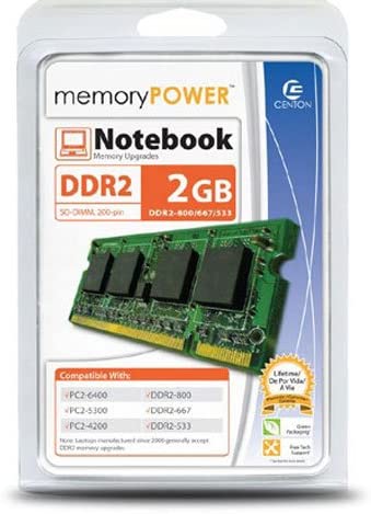 Centon Electronics 2 DDR2 800 (PC2 6400) Memory 2GB800LT