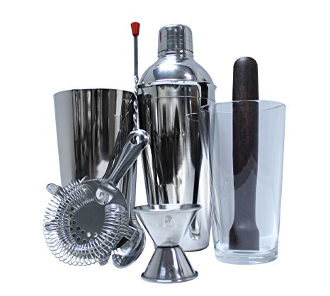 Winco 9-Piece Cool Cocktails Mixologist Set