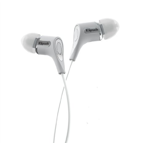 Klipsch R6 White In-Ear Headphone with Patented Oval Tip (White)