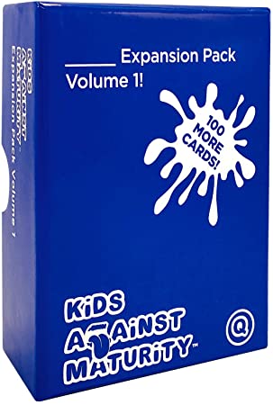 Kids Against Maturity: Card Game for Kids and Families, Super Fun Hilarious for Family Party Game Night, Expansion Pack #1 (Core Game Sold Separately)