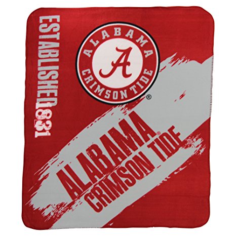 NCAA Collegiate School Logo Fleece Blanket