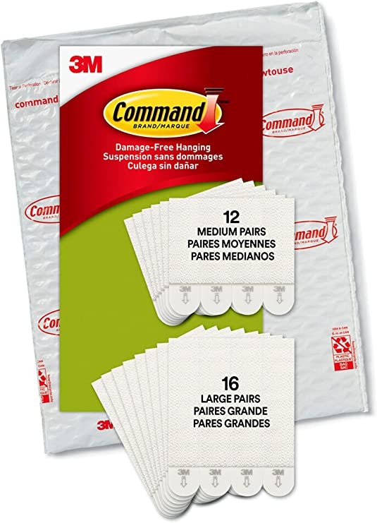 Command Large and Medium Picture Hanging Strips