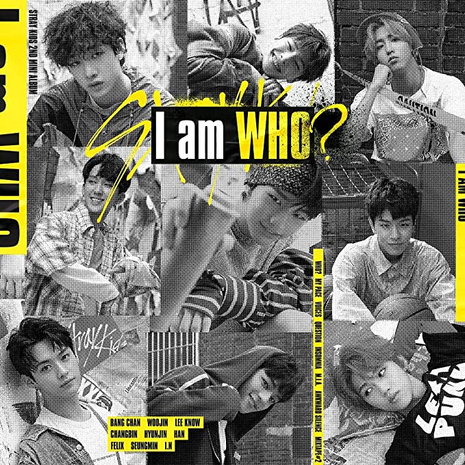 Stray Kids - I am WHO [RANDOM ver.] (2nd Mini Album) CD Photobook 3 QR Photocards On Pack Poster Official Group Folded Poster Extra Photocard