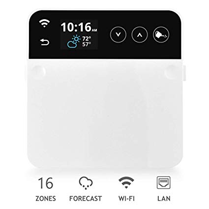 RainMachine Pro-16, Cloud Independent, Touch, 16 Zones Wi-Fi/Ethernet Irrigation Controller, Compatible with Alexa