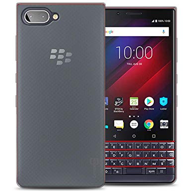 CoverON [FlexGuard Series] BlackBerry KEY2 LE Case, BlackBerry KEY2 Lite Case, Slim Fit TPU Phone Cover with Anti-Slip Grips and Corner Shock Padding for BlackBerry KEY2 LE / KEY2 Lite - Clear