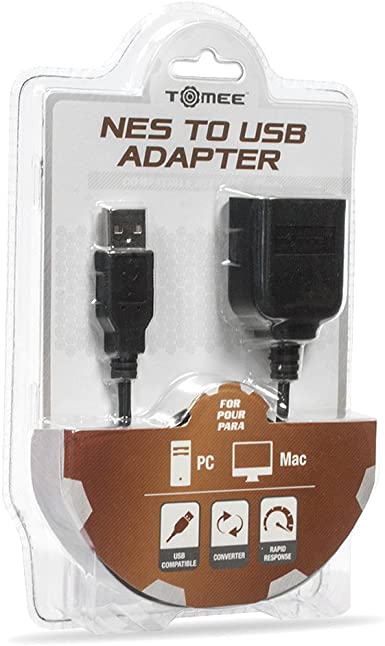 Tomee PC Compatible Nintendo NES to USB Adapter