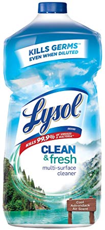 Lysol Power and Fresh All Purpose Cleaner, Waterfall Splash & Mineral Essence, 40 Ounce