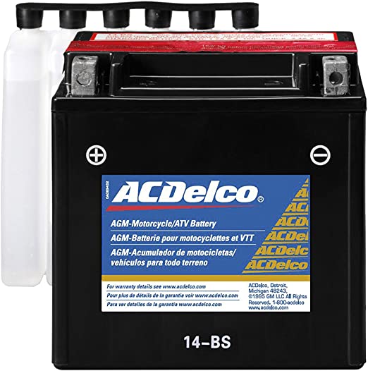 ACDelco ATX14BS Specialty AGM Powersports JIS 14-BS Battery