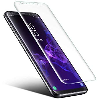 JUMPY [3 Pack] Samsung Galaxy S9 Screen Protector (Case Friendly) Flexible film with Lifetime Replacement Warranty