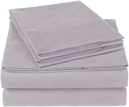 Pinzon 300 Thread Count Organic Cotton Sheet Set - Cal King, Dove Grey