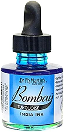 Dr. Ph. Martin's Bombay India Ink, 1.0 oz, Turquoise