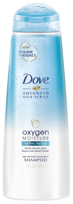 Dove Shampoo 12oz Oxygen Moisture (Fine Hair)