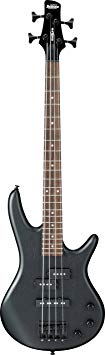 Ibanez 4 String Bass Guitar, Right Handed, Weathered Black (GSRM20BWK)