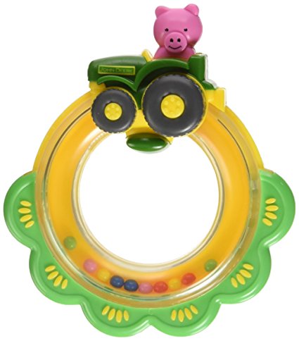 The First Years John Deere Tractor Ring Rattle