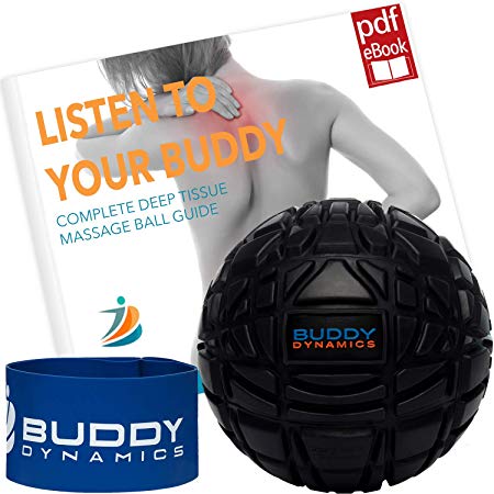 Buddy Dynamics Massage Ball - Deep Tissue, Trigger Point Massage Ball to Fight Sore Muscles - Excellent for Muscle Recovery, Myofascial Release - Therapy Massage Ball