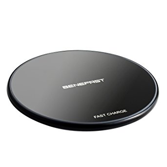 Wireless Charger, Benefast 10W Fast Charging Pad with Fast Cbale For Apple 7.5W iPhone X /8/8 Plus, Samsung S8 S9 Note 8 9 and All Qi-Enabled Phones