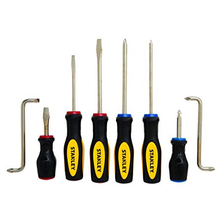 Stanley 60-081 8 Piece Standard Fluted Screwdriver Set