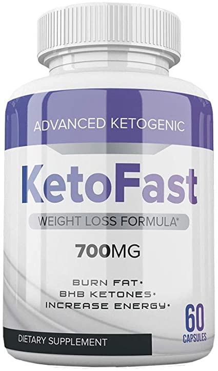 Advanced Ketogenic Ketofast 700mg Diet Pills - Keto Fast Advanced Ketogenic 700mg Pills for Weight Loss (60 Capsules, 1 Month Supply)