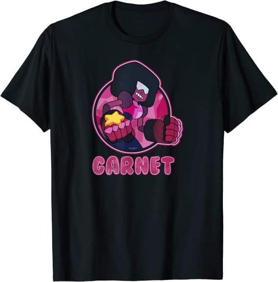 CN Steven Universe Garnet Circle Portrait Graphic T-Shirt
