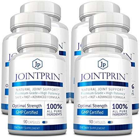 Jointprin- The #1 Treatment for Rapid Joint Relief & Reduction of Stiffness and Swelling. 6 Months Supply