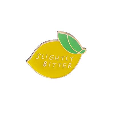 andy coolLemon Enamel Brooch Pin Backpack Hat Bag Accessory Badge Jewellery- Slightly Bitter Useful and Practical