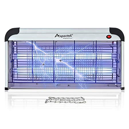 Aspectek 40W Indoor Bug Zapper Insect Killer, Mosquito Killer 25 Inch Larger Powerful Electronic Device Insect Killer for Home Restaurant and Hotel