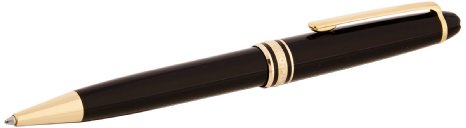 Montblanc Meisterstuck Classique Ballpoint Pen 164 Black with Gold Trim